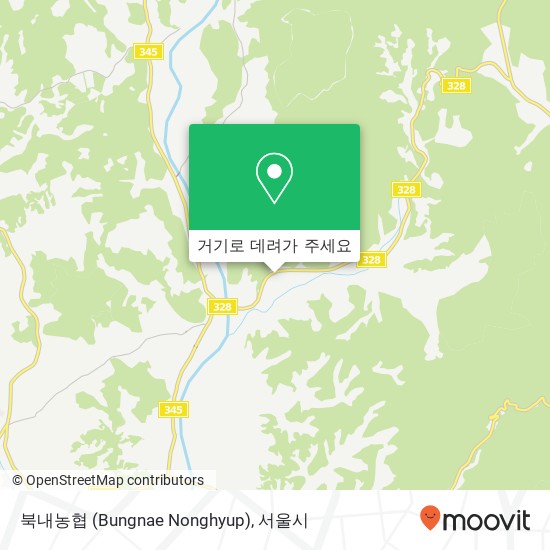 북내농협 (Bungnae Nonghyup) 지도