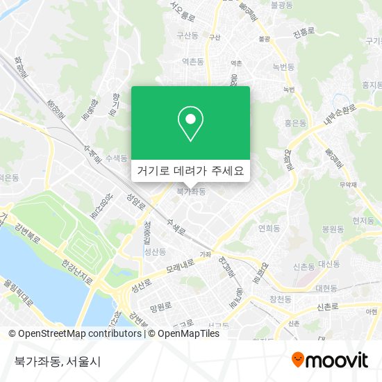 북가좌동 지도