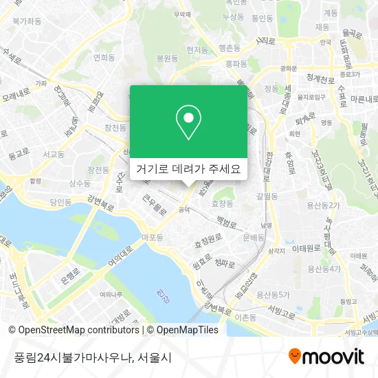 풍림24시불가마사우나 지도