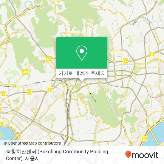 북창치안센터 (Bukchang Community Policing Center) 지도