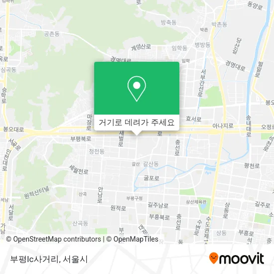 부평Ic사거리 지도