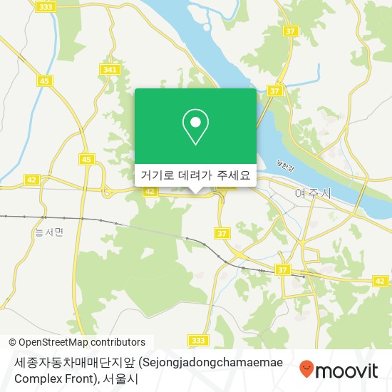 세종자동차매매단지앞 (Sejongjadongchamaemae Complex Front) 지도