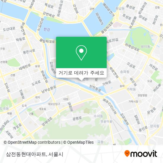 삼전동현대아파트 지도
