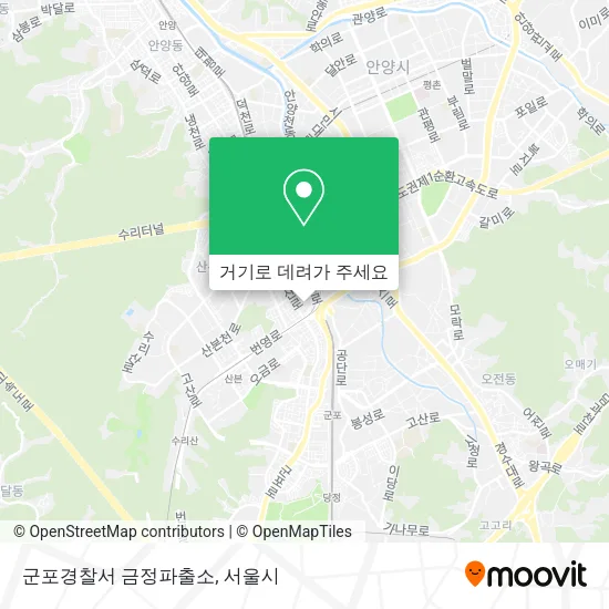 군포경찰서 금정파출소 지도