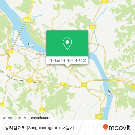 상리삼거리 (Sangnisamgeori) 지도
