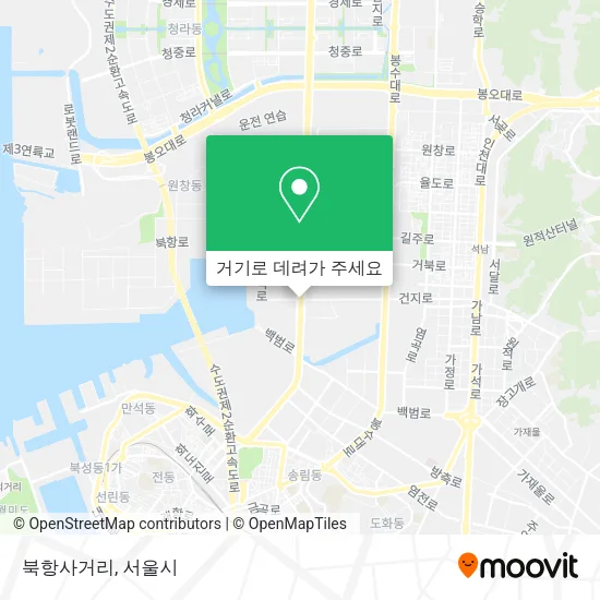 북항사거리 지도