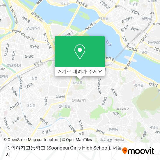 숭의여자고등학교 (Soongeui Girl's High School) 지도