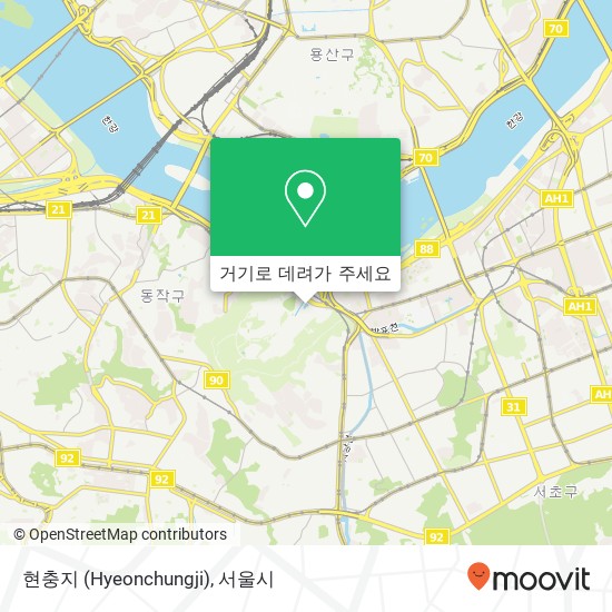 현충지 (Hyeonchungji) 지도