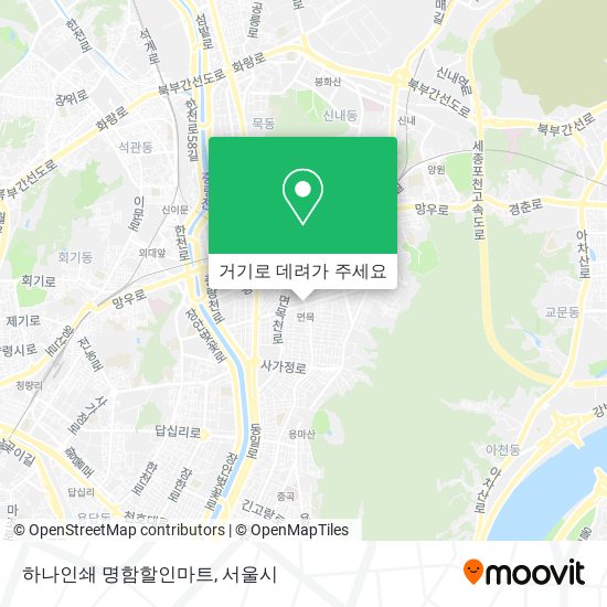 하나인쇄 명함할인마트 지도