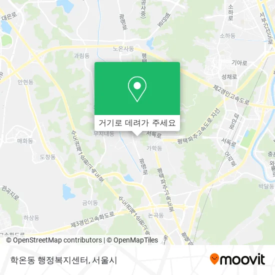 학온동 행정복지센터 지도