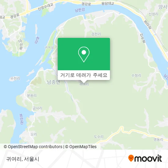 귀여리 지도