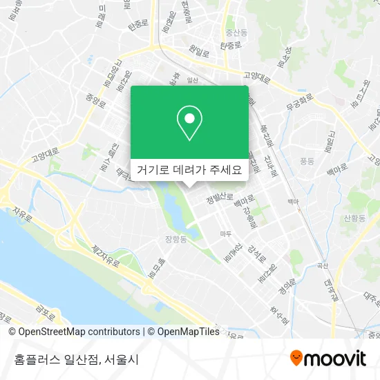 홈플러스 일산점 지도