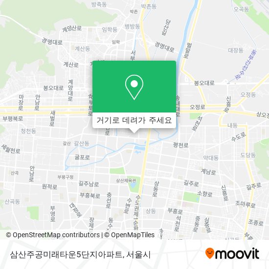 삼산주공미래타운5단지아파트 지도