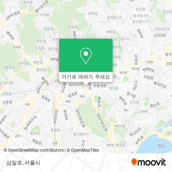 삼일로 지도