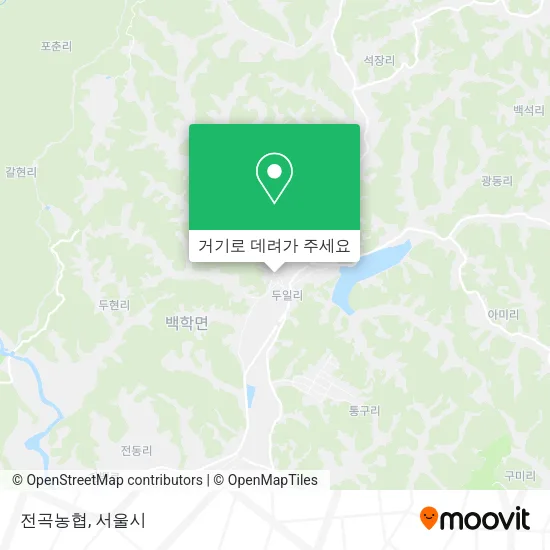 전곡농협 지도
