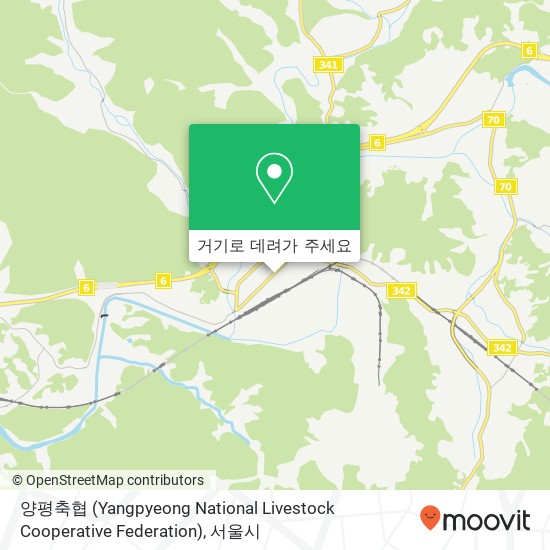 양평축협 (Yangpyeong National Livestock Cooperative Federation) 지도