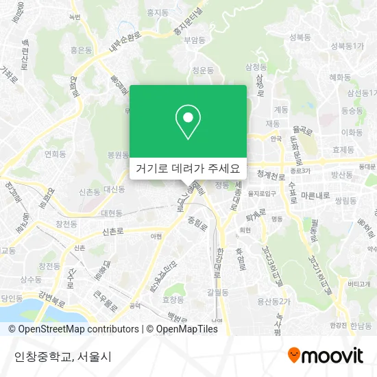 인창중학교 지도