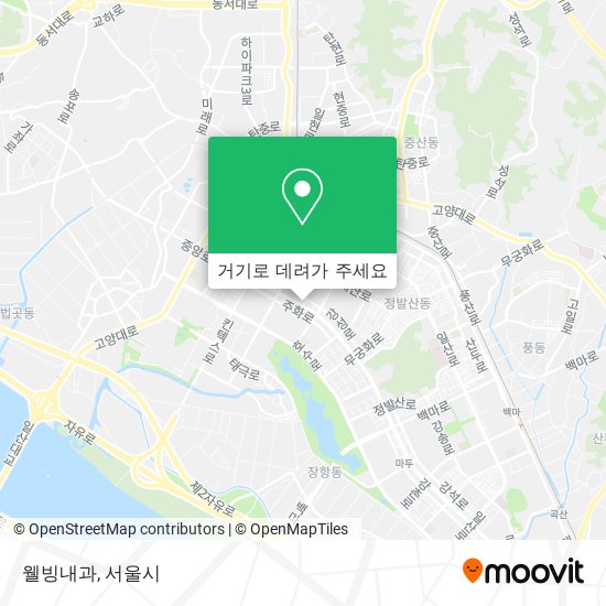 웰빙내과 지도