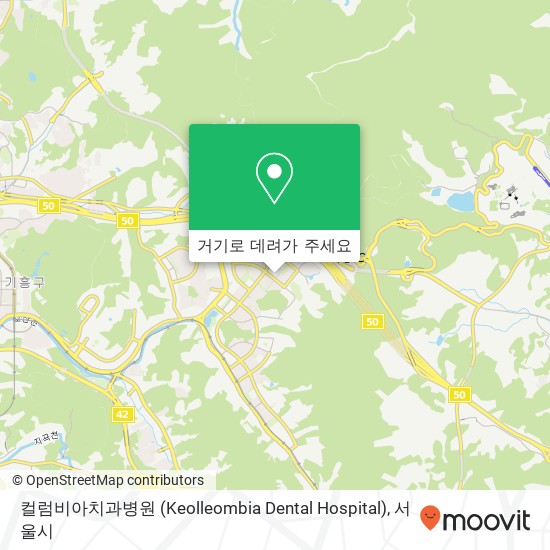컬럼비아치과병원 (Keolleombia Dental Hospital) 지도