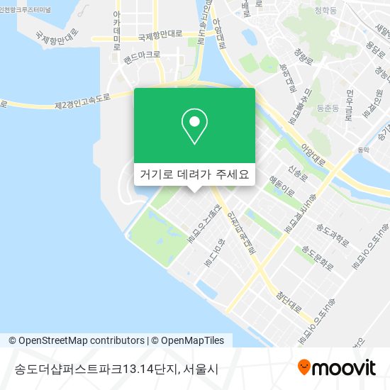 송도더샵퍼스트파크13.14단지 지도