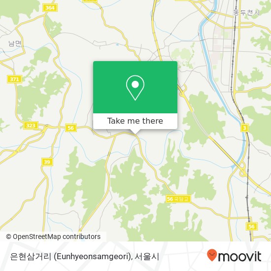 은현삼거리 (Eunhyeonsamgeori) 지도