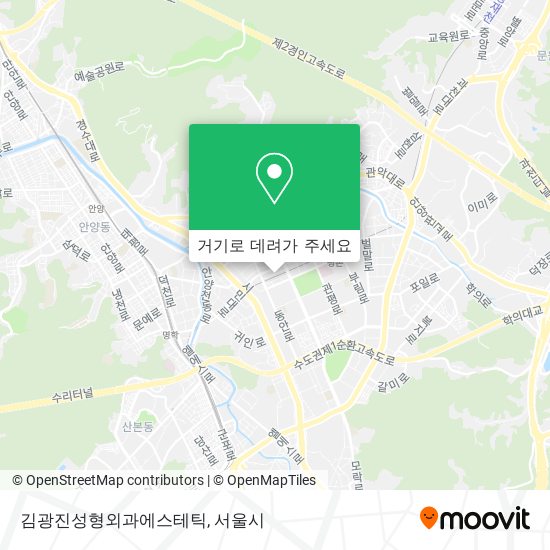 김광진성형외과에스테틱 지도