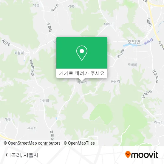매곡리 지도