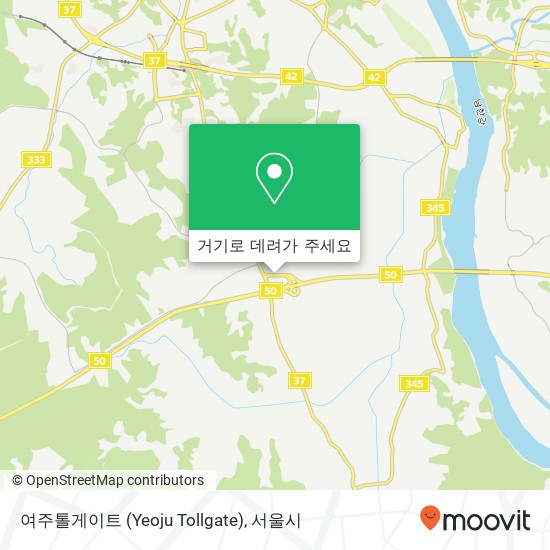 여주톨게이트 (Yeoju Tollgate) 지도