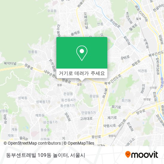 동부센트레빌 109동 놀이터 지도