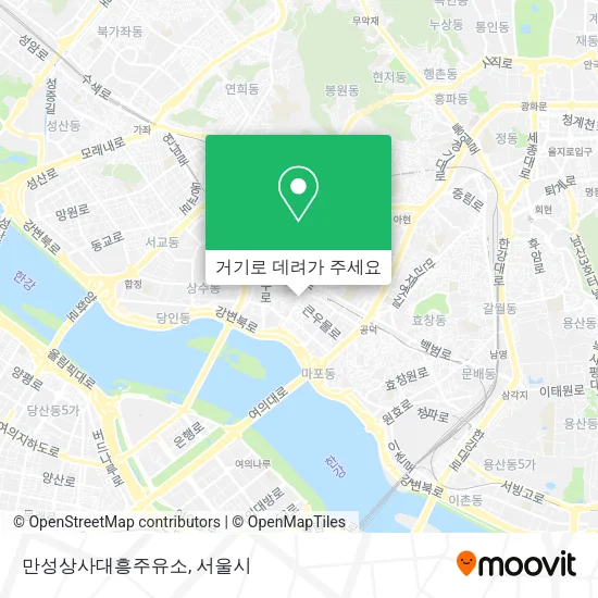 만성상사대흥주유소 지도