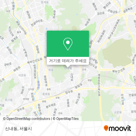 신내동 지도
