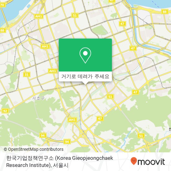 한국기업정책연구소 (Korea Gieopjeongchaek Research Institute) 지도