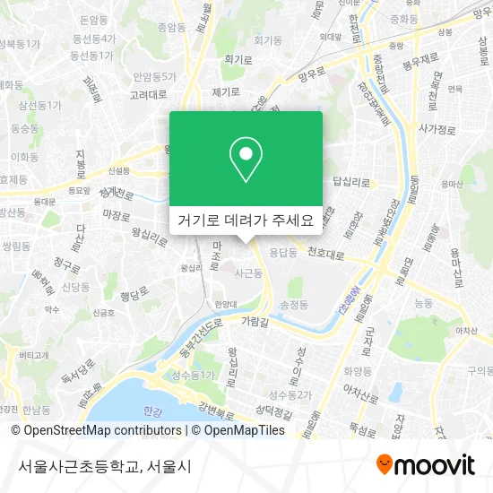 서울사근초등학교 지도