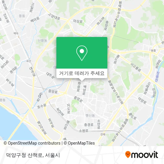 덕양구청 산책로 지도