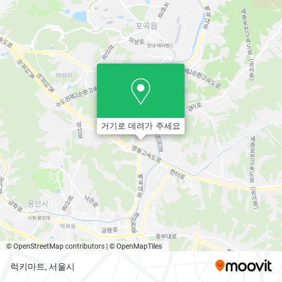 럭키마트 지도