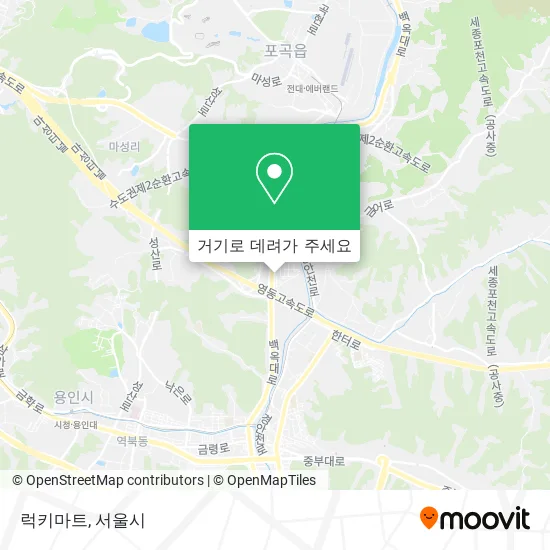 럭키마트 지도