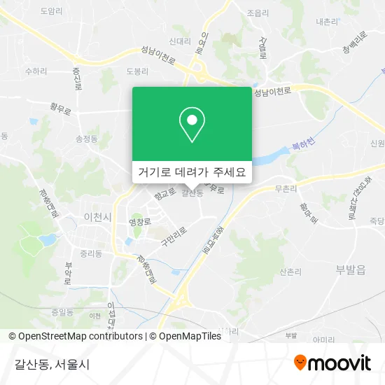 갈산동 지도