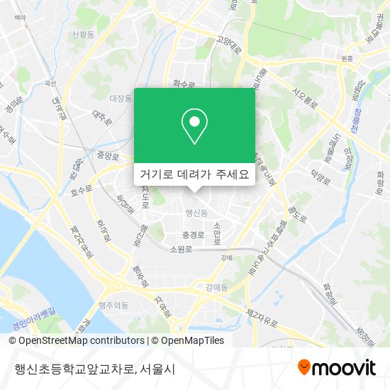 행신초등학교앞교차로 지도