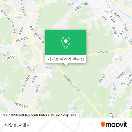 수암봉 지도