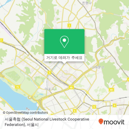 서울축협 (Seoul National Livestock Cooperative Federation) 지도