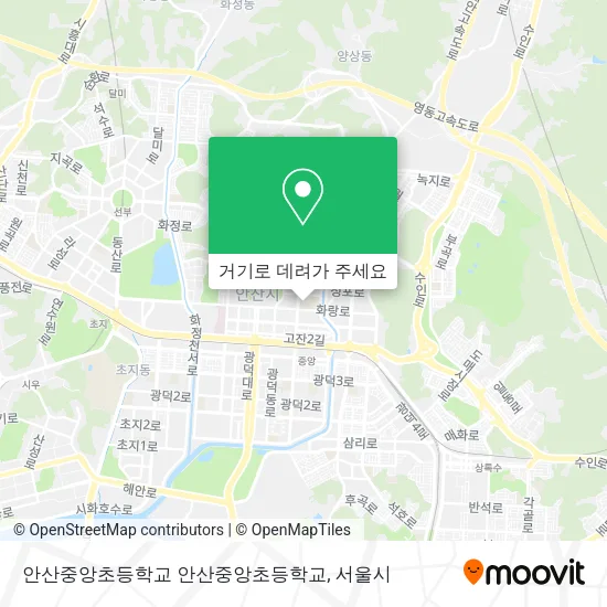 안산중앙초등학교
안산중앙초등학교 지도