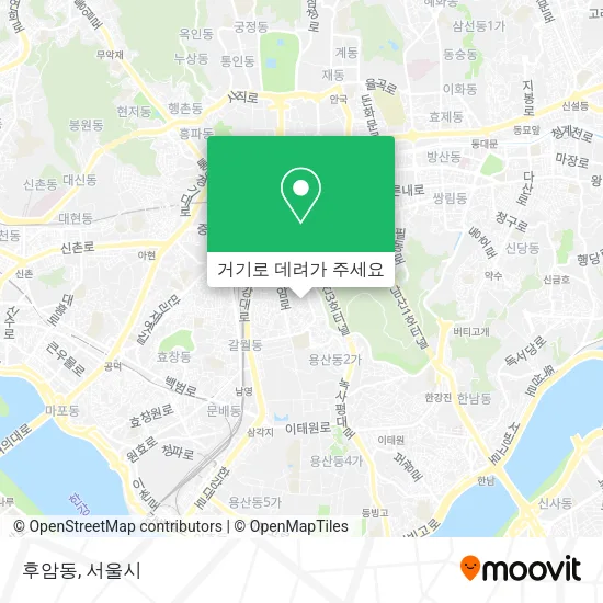 후암동 지도