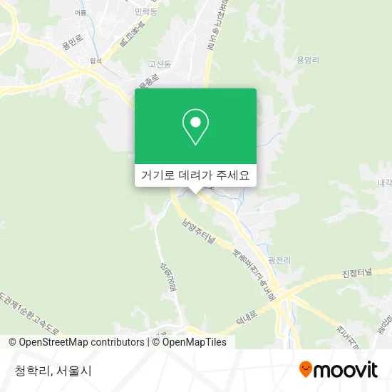 청학리 지도