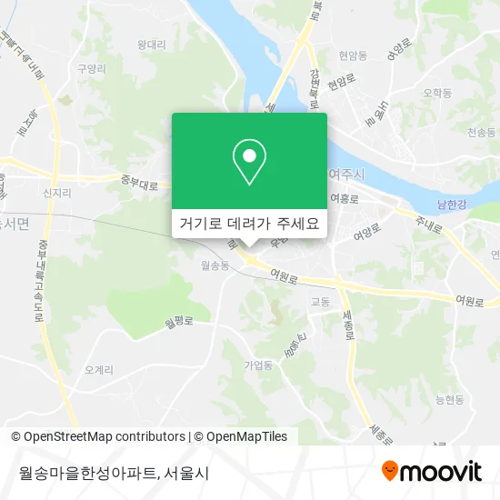 월송마을한성아파트 지도
