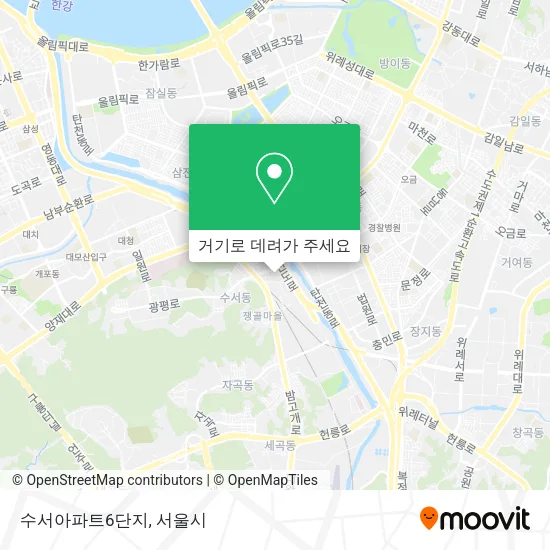 수서아파트6단지 지도
