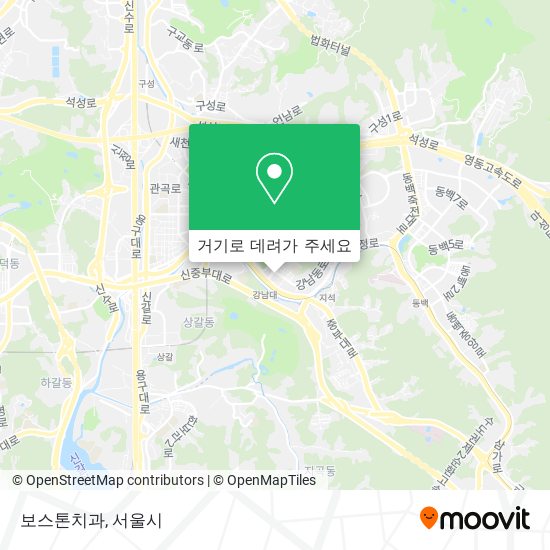 보스톤치과 지도