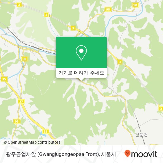 광주공업사앞 (Gwangjugongeopsa Front) 지도