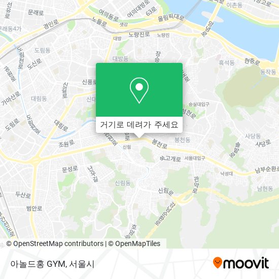 아놀드홍 GYM 지도