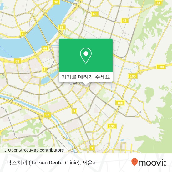 탁스치과 (Takseu Dental Clinic) 지도