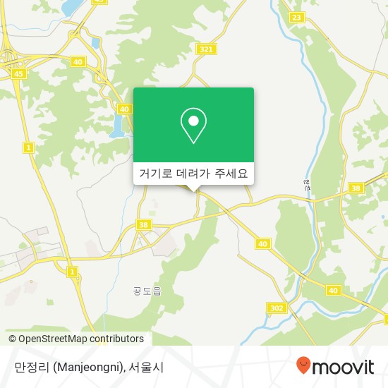 만정리 (Manjeongni) 지도